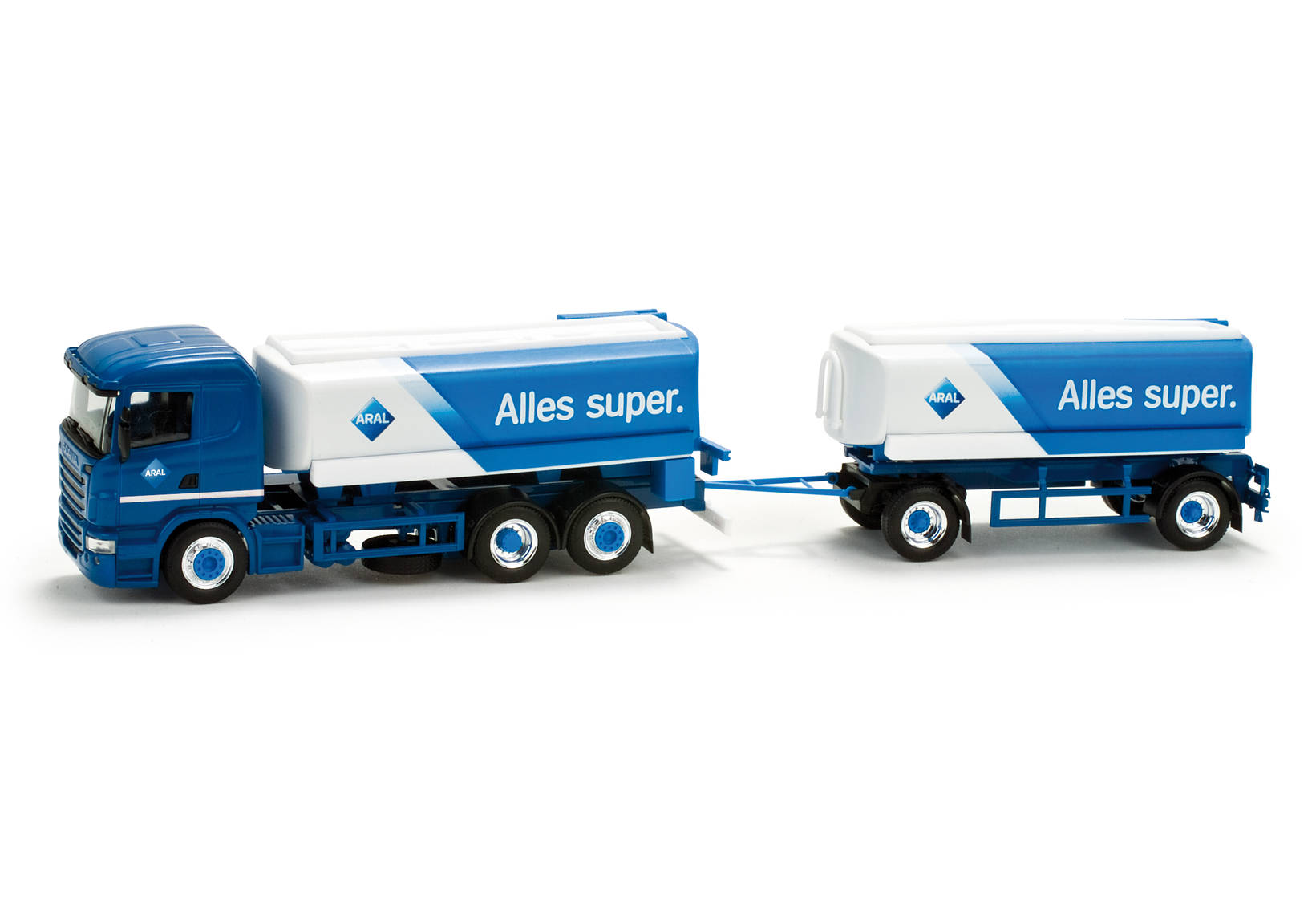 Scania R Std. Benzintank-Hängerzug "Aral"