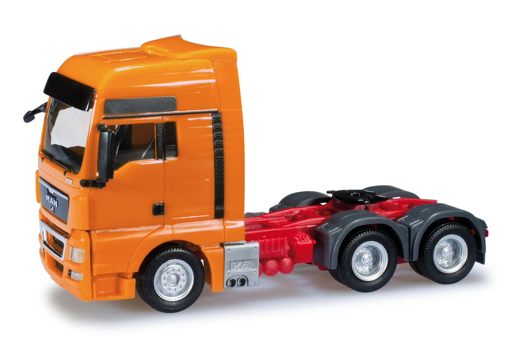 MAN TGX XXL rigid tractor 6x4, orange