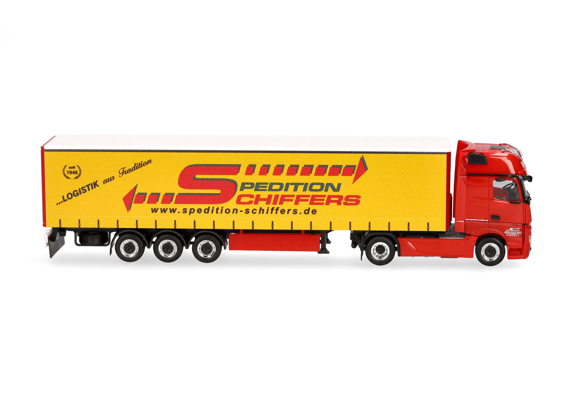Mercedes-Benz Actros Gigaspace Gardinenplanen-Sattelzug "Spedition Schiffers"
