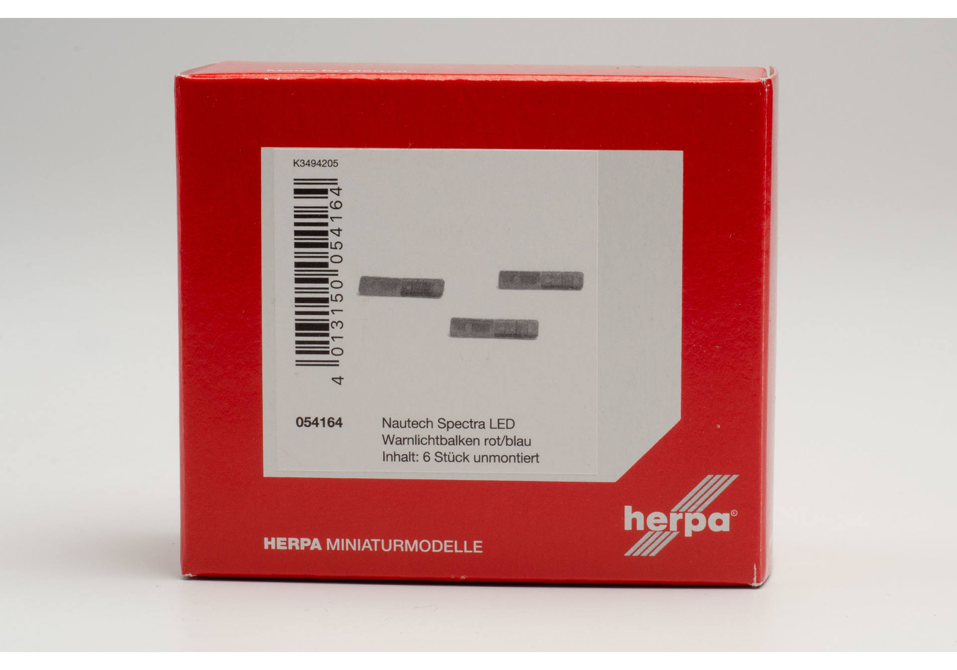 Nautech Spectra LED warning light bar, 6 pcs.