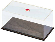 PC box, dark wood