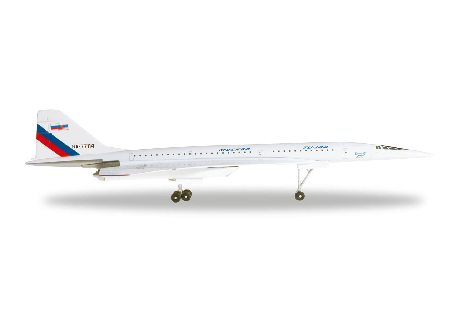 NASA Supersonic Flying Laboratory Tupolev TU-144LL