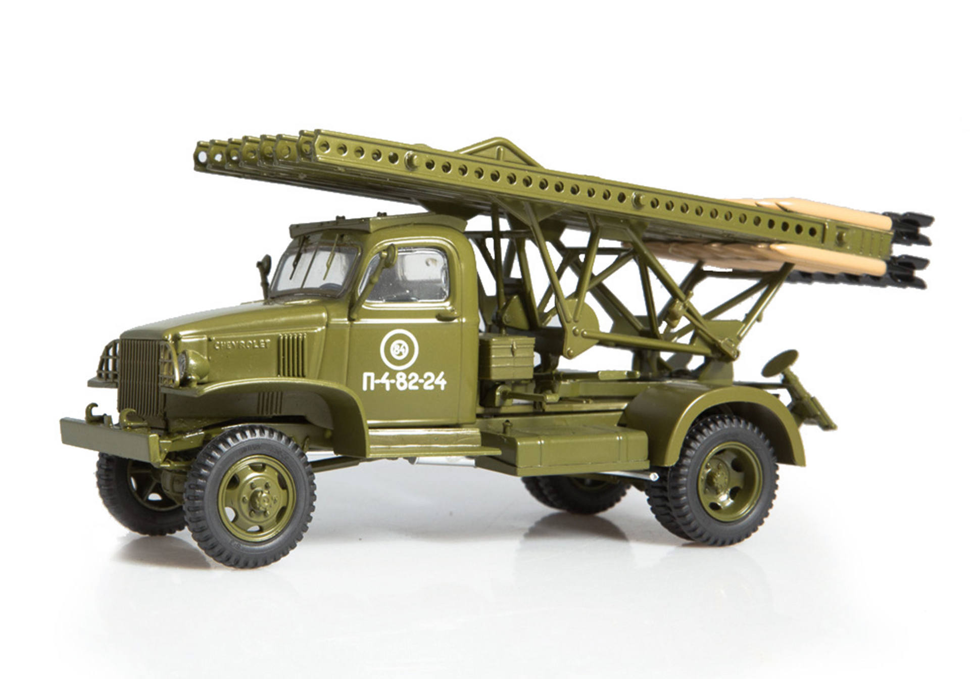 SSM: Chevrolet G7117 BM-13 multiple rocket launcher