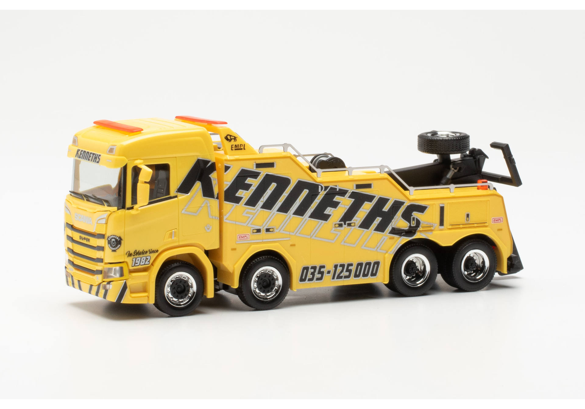 Scania CR 20 ND Empl Bison Wrecker "Kenneth Bilbärgning" (Sweden)