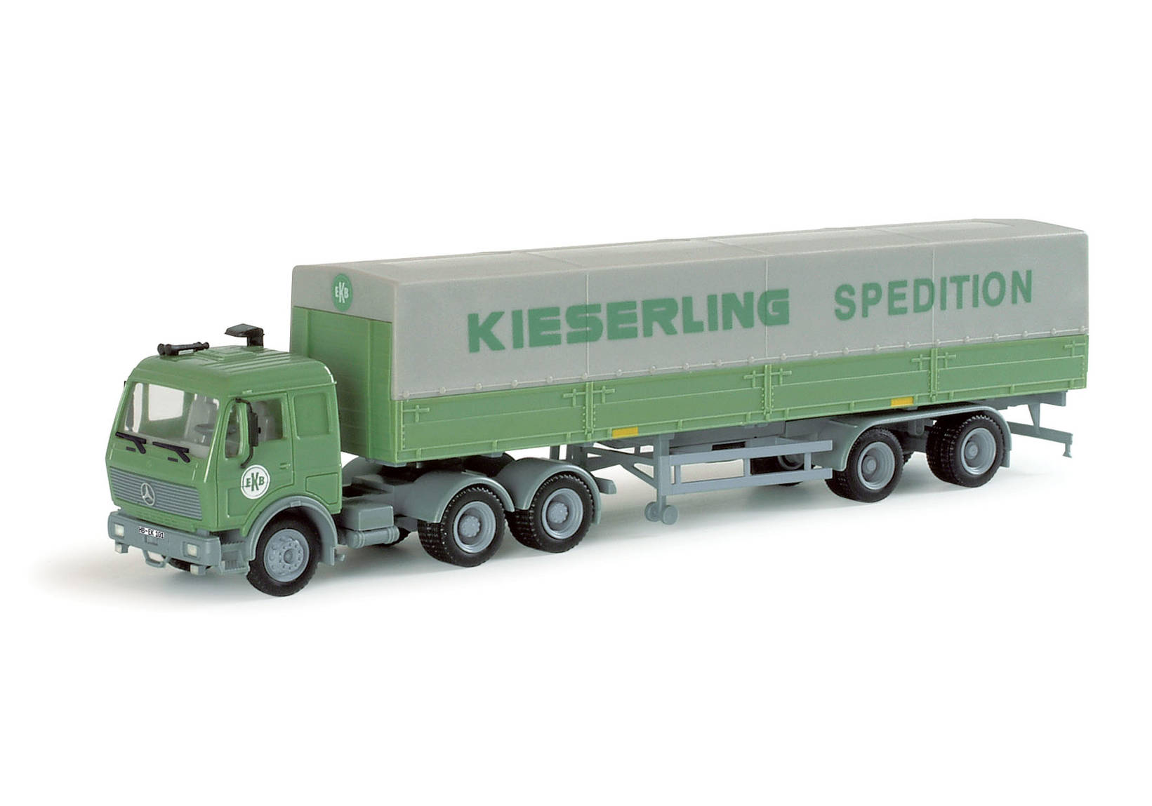 Mercedes-Benz NG canvas semitrailer "Kieserling/ EKB"