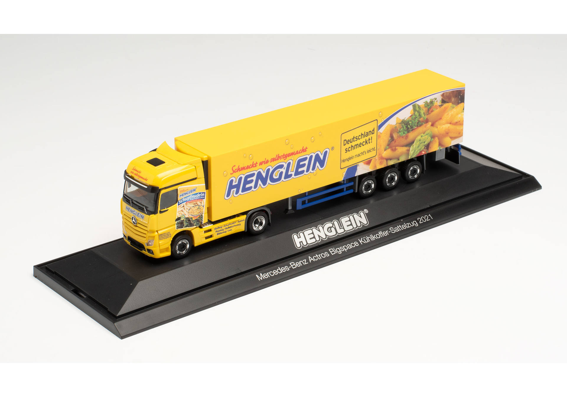 Mercedes-Benz Actros BigSpace ‘18 refrigerated box semitrailer "Henglein Feinkost"