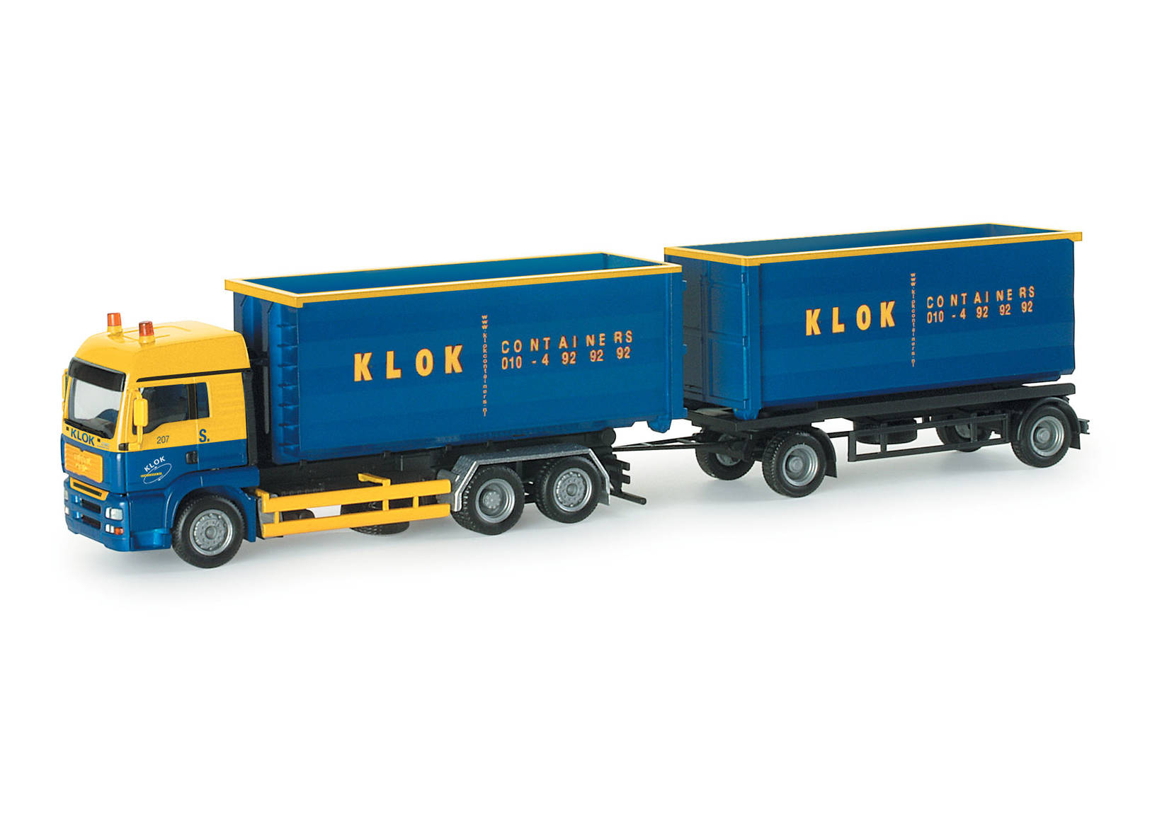 MAN TGA LX container trailer "Klok" (NL)