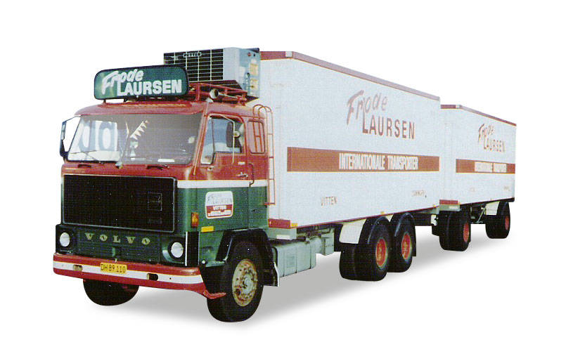 Volvo F 89 refrigerated trailer "Frode Laursen"