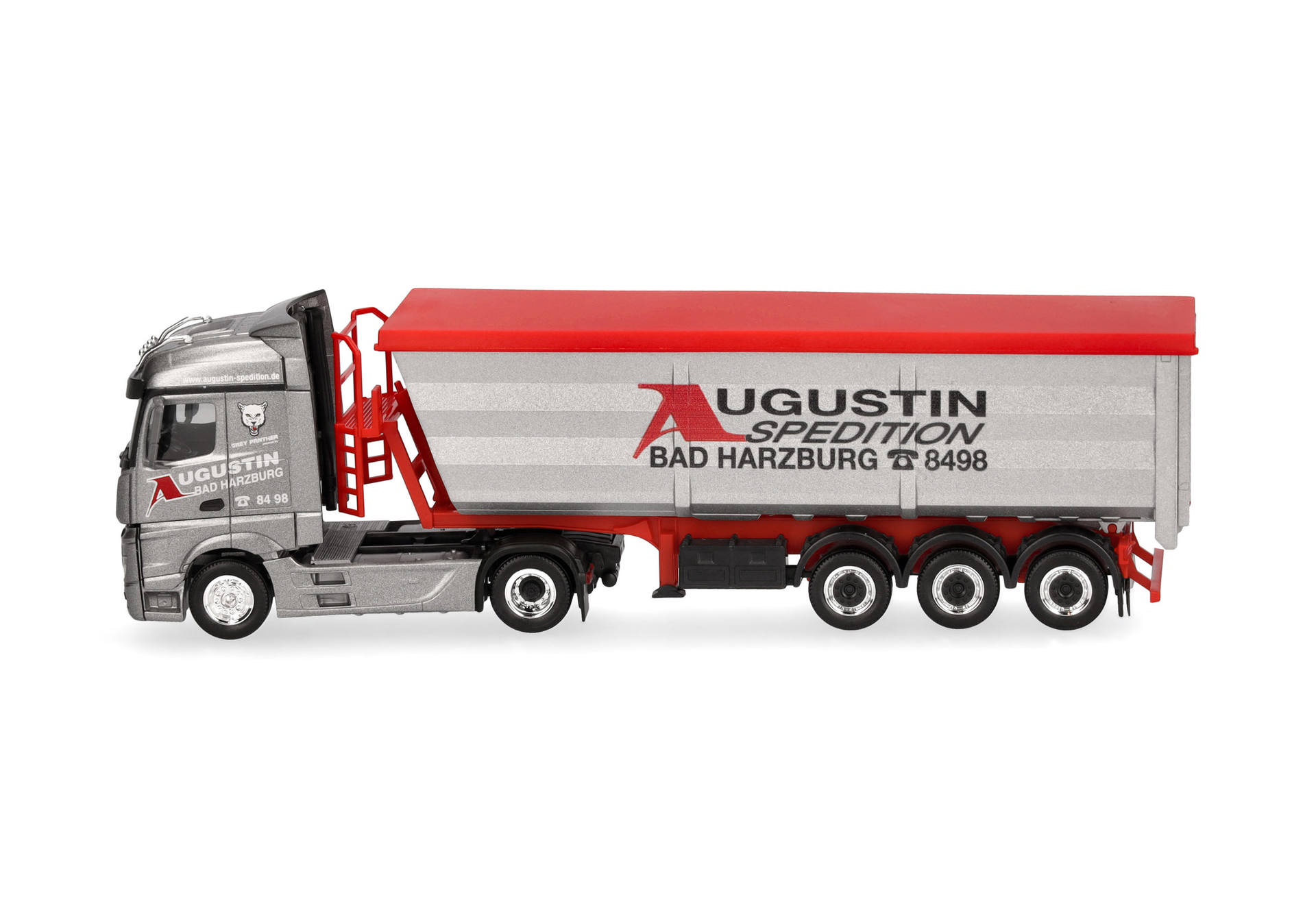 Mercedes-Benz Actros Streamspace Stahlmulden-Sattelzug "Augustin Spedition"