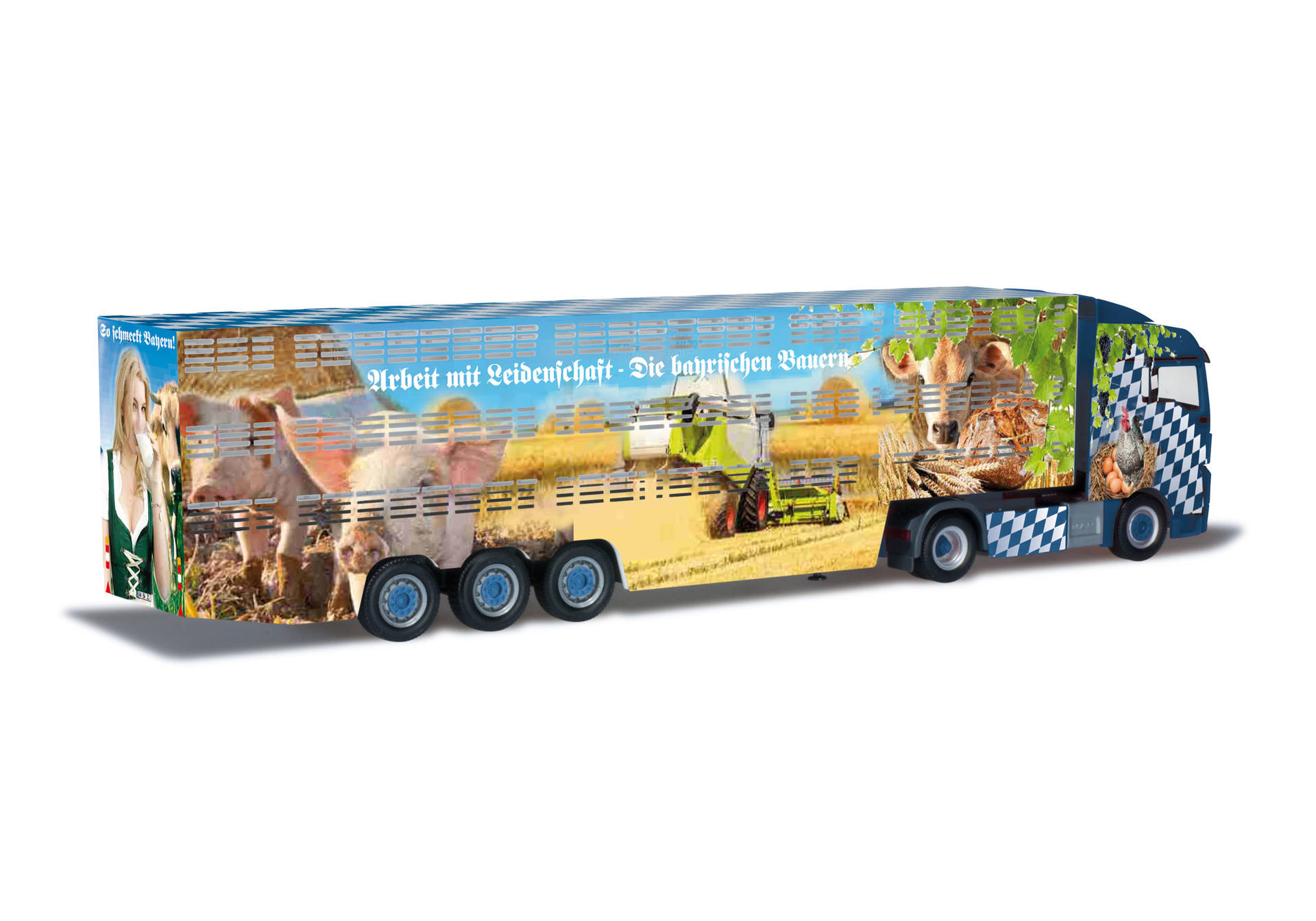 MAN TGX Viehtransporter "Bayern 13"