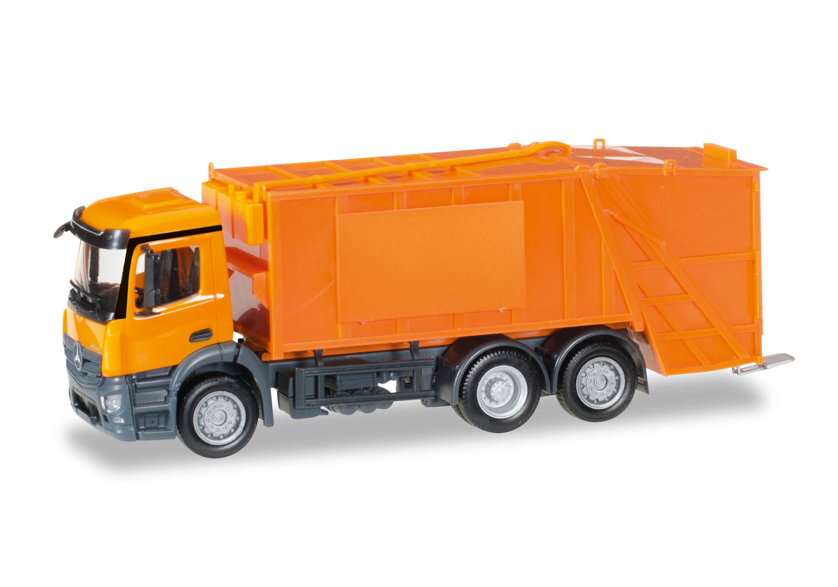 Mercedes-Benz Antos garbage truck, orange, undecorated