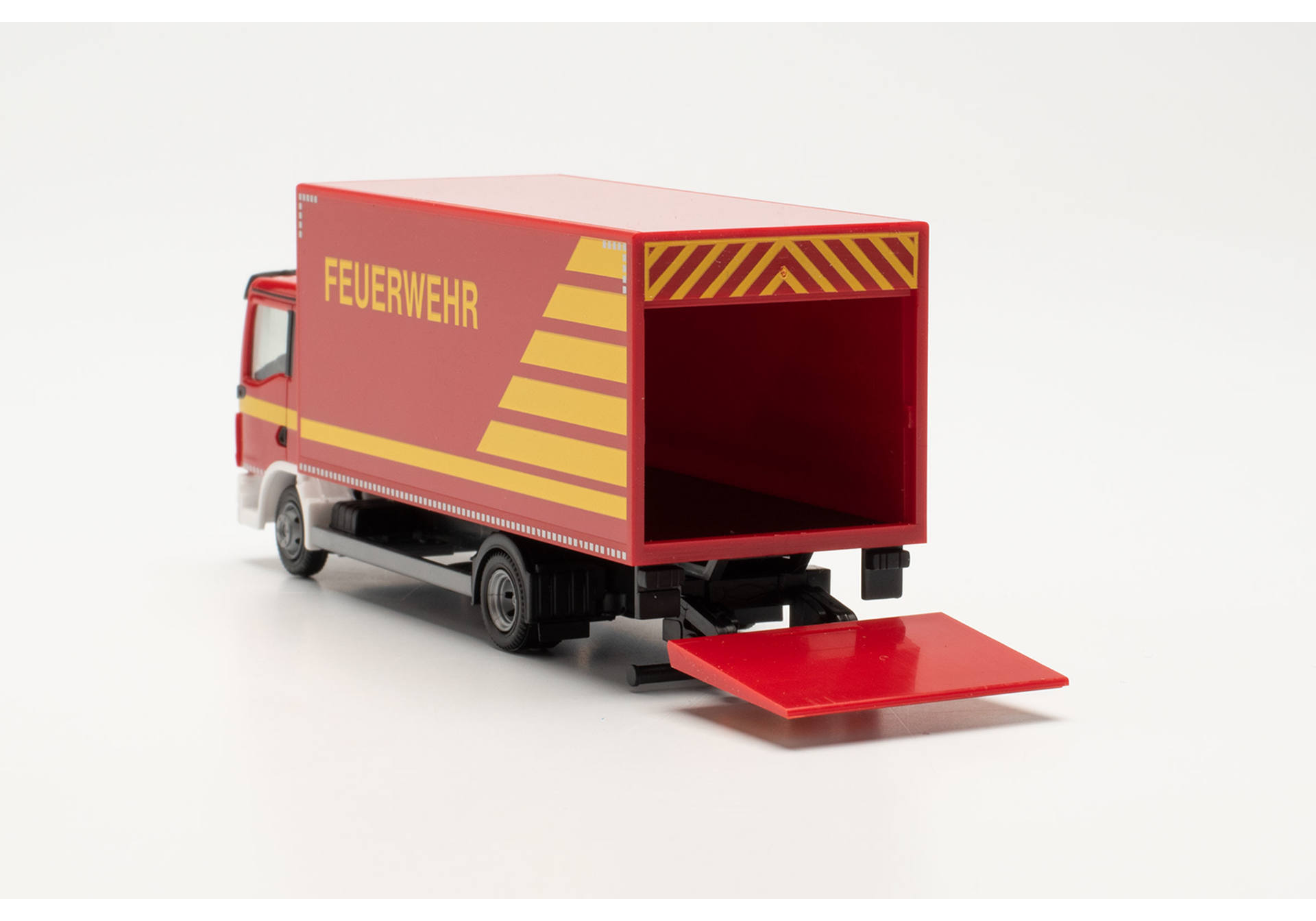 box truck with tail lift „Feuerwehr Einsatzleitung“