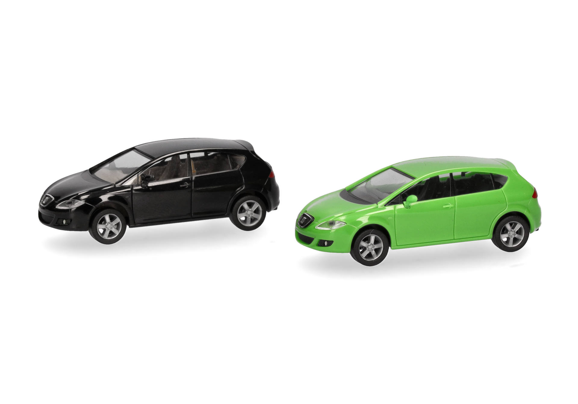 toy car, diecast car, black car, green car, pair of cars