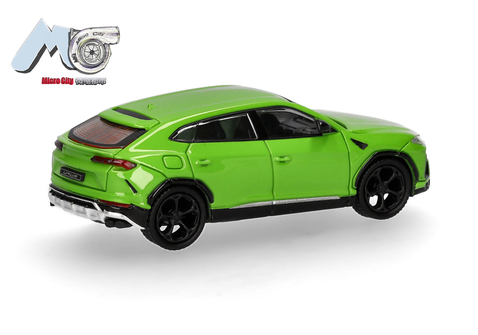 MicroCity: Lamborghini Urus, green