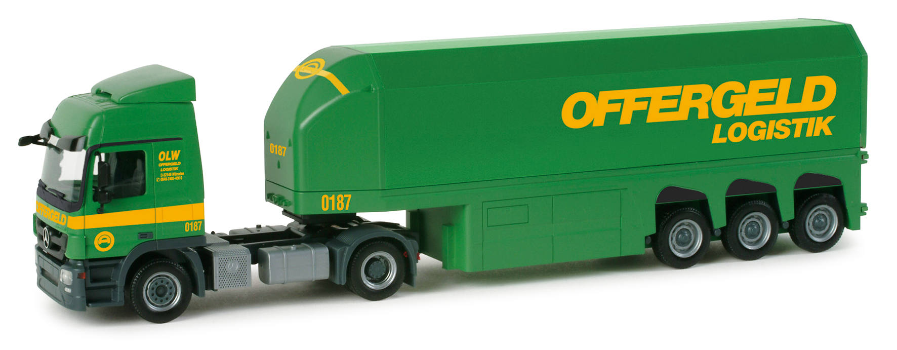 Mercedes-Benz Actros L Glastransporter-Sattelzug "Offergeld"