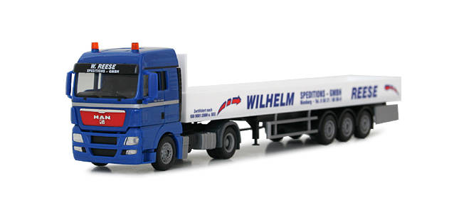 MAN TGX XLX semitrailer truck "Reese"