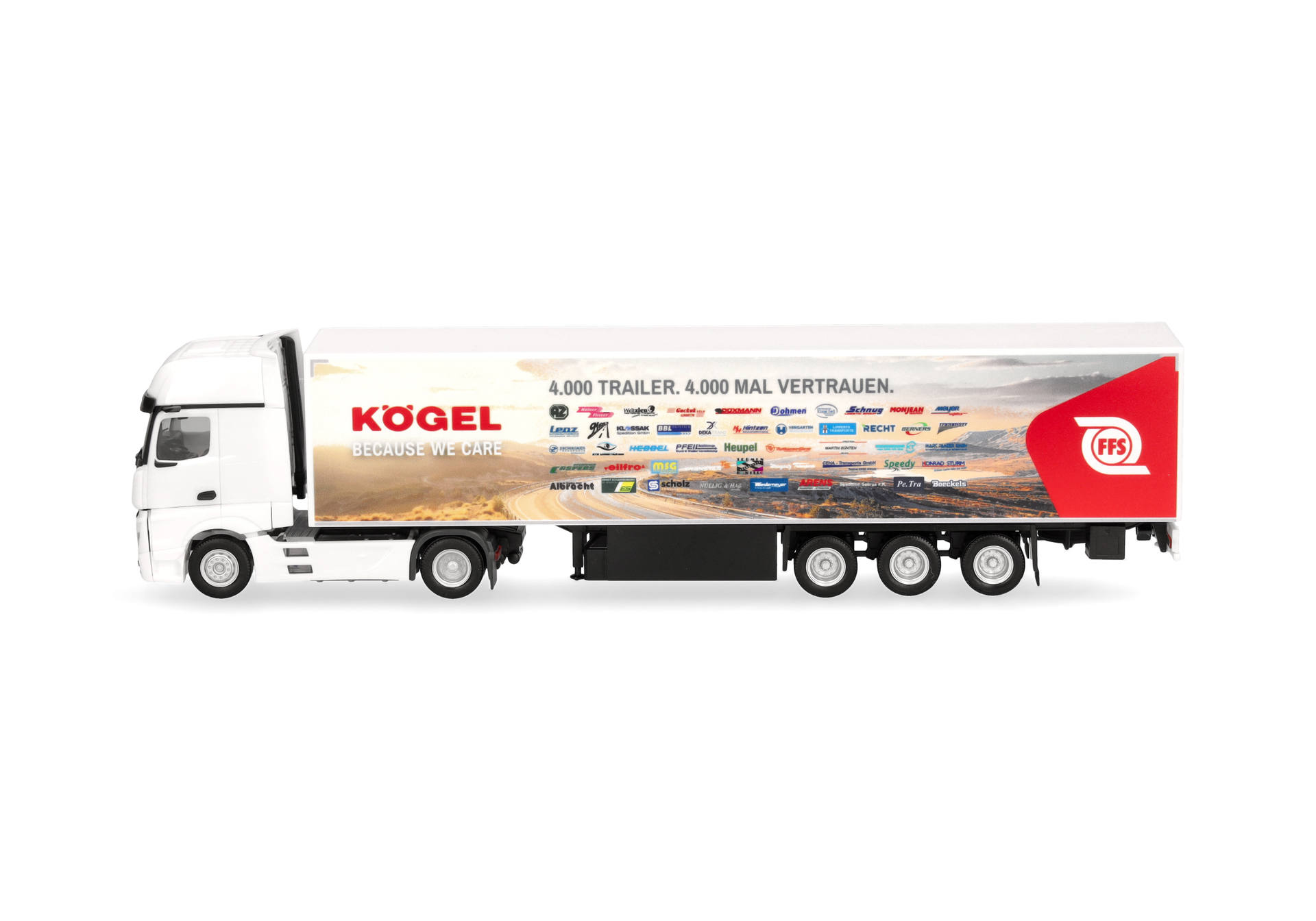 Mercedes-Benz Actros '18 Gigaspace box semitrailer truck "Kögel" (Express)
