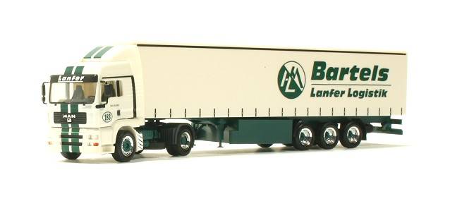 MAN TGA LX curtain canvas semitrailer "Lanfer"