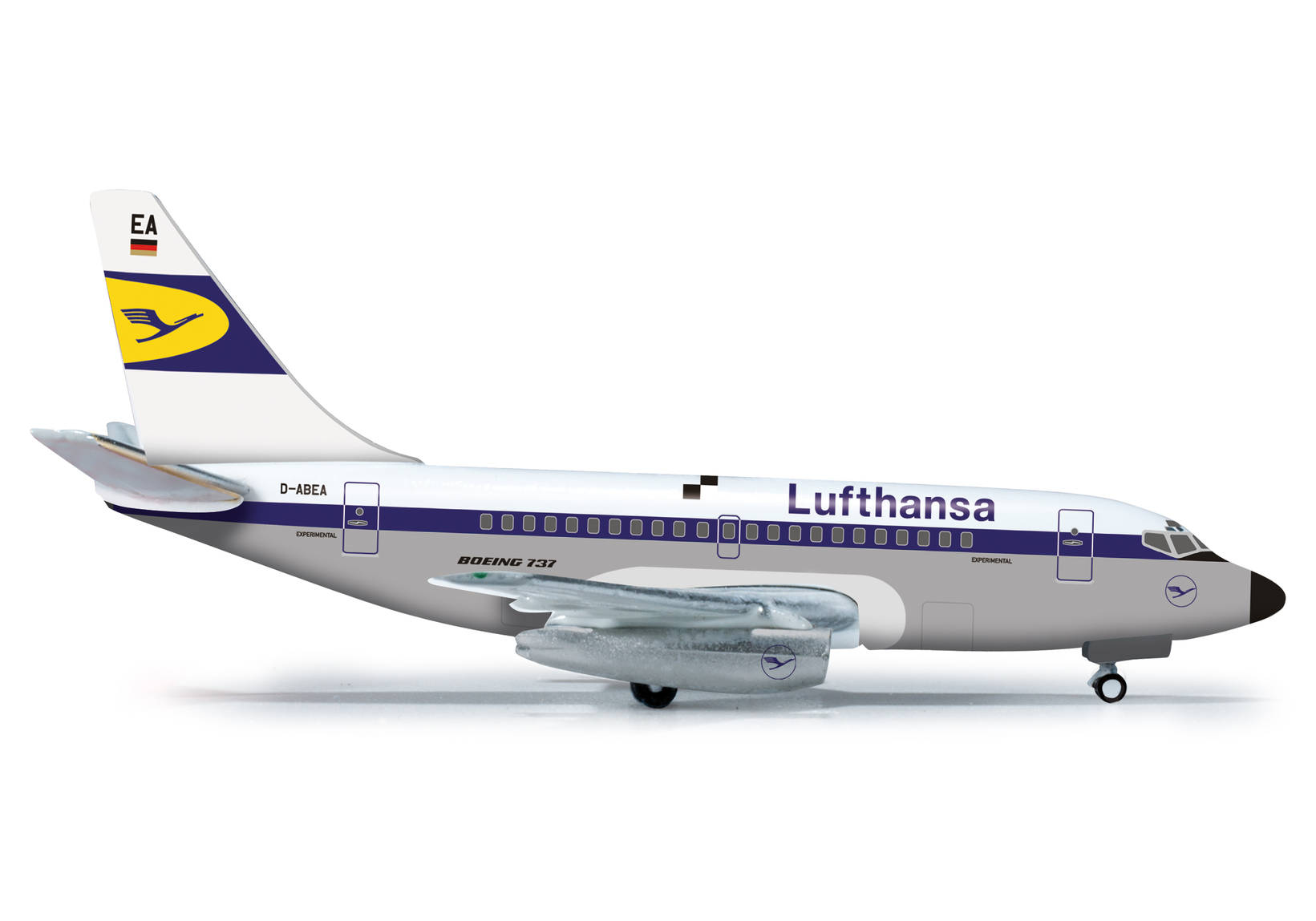 Lufthansa Experimental colors Boeing 737-100