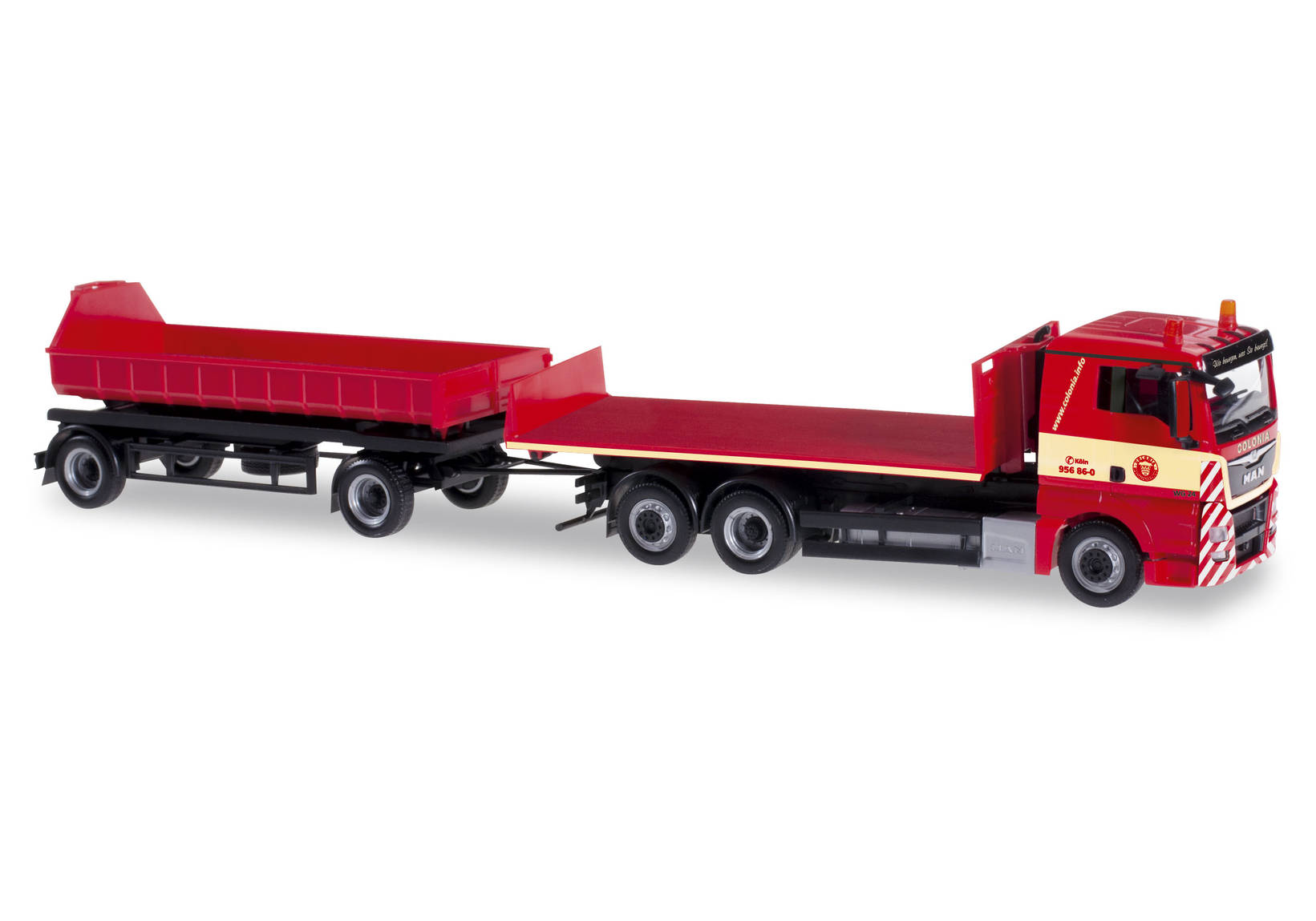 MAN TGX XL Euro 6 container trailer "Colonia"