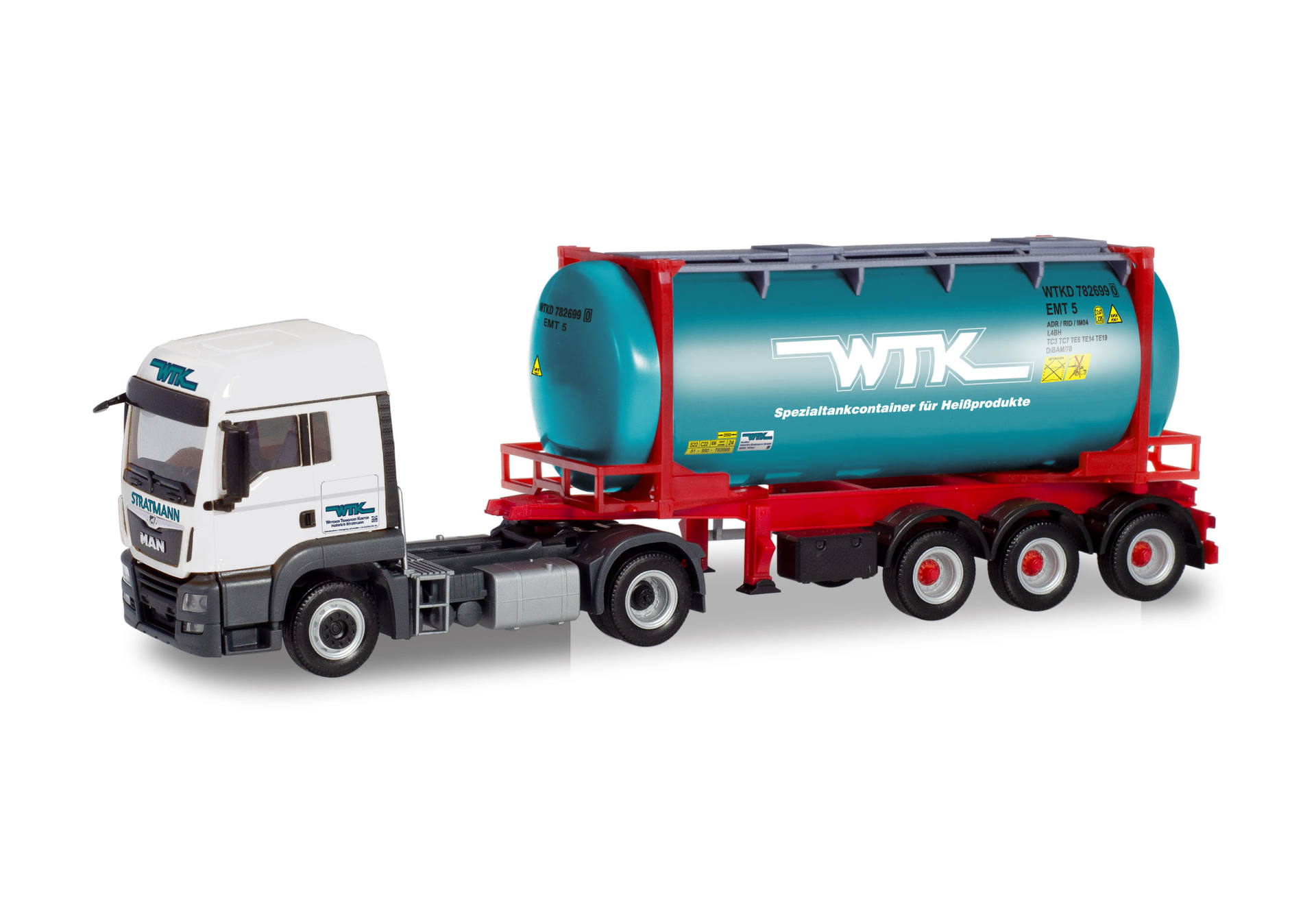 MAN TGS LX Euro 6c Swapcontainer-Sattelzug „Wittener Transport Kontor / Stratmann“ (Nordrhein-Westfalen / Witten)