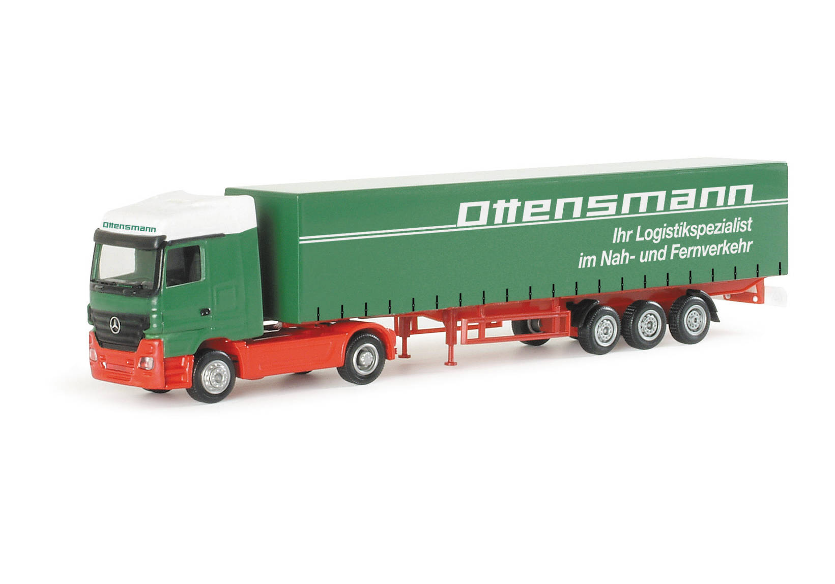 Mercedes-Benz Actros LH tarp curtain semitrailer "Ottensmann"