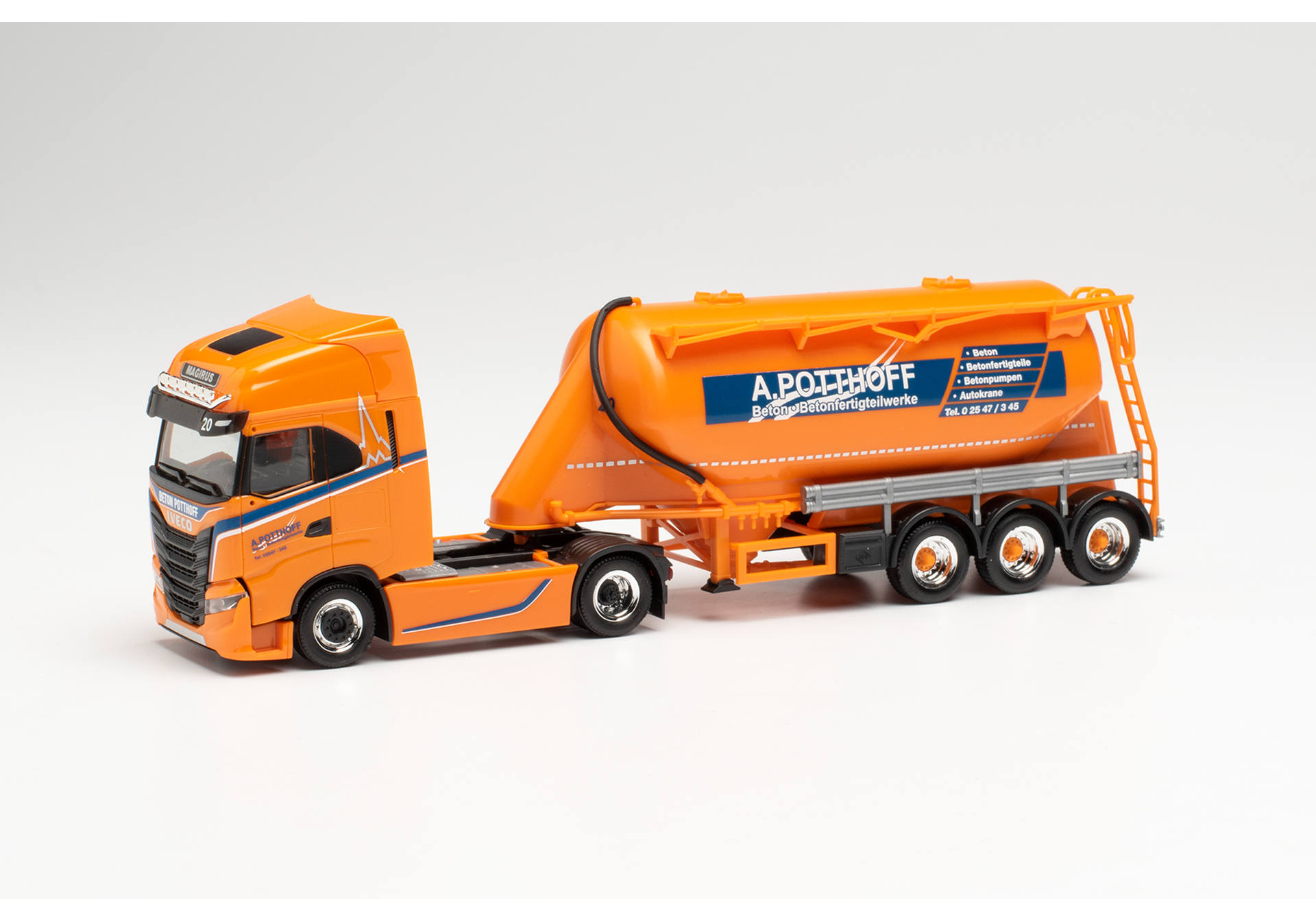Iveco S-Way Eutersilo-Sattelzug „Beton Potthoff“
