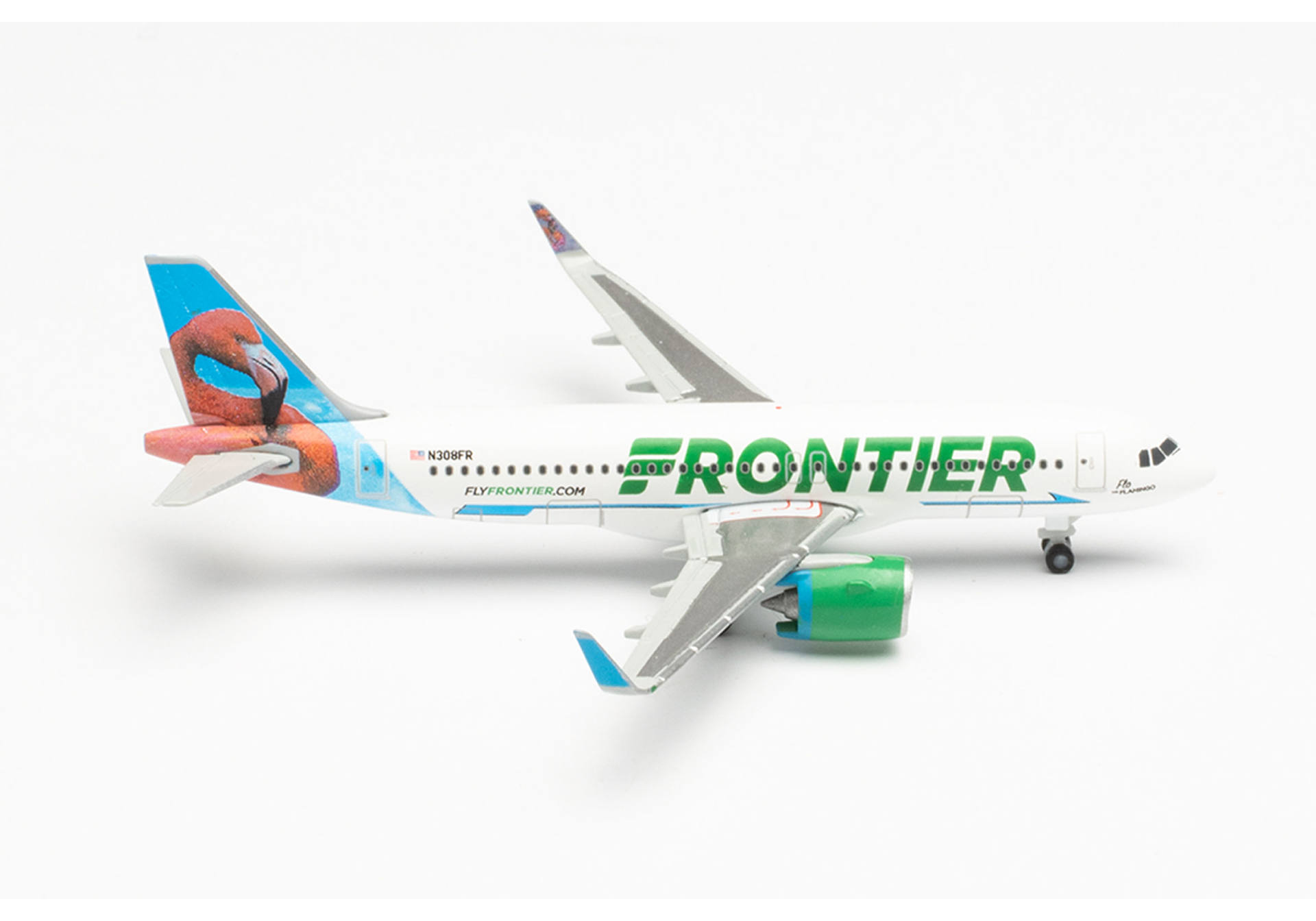 Frontier Airlines Airbus A320neo – N308FR „Flo the Flamingo“