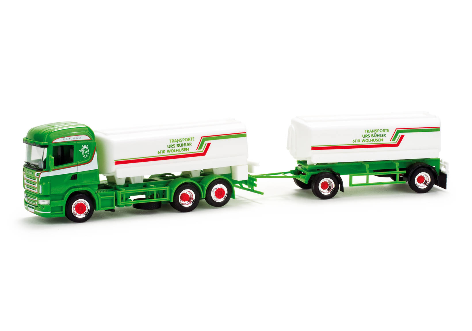Scania R Benzintank-Hängerzug "Urs Bühler" (CH)