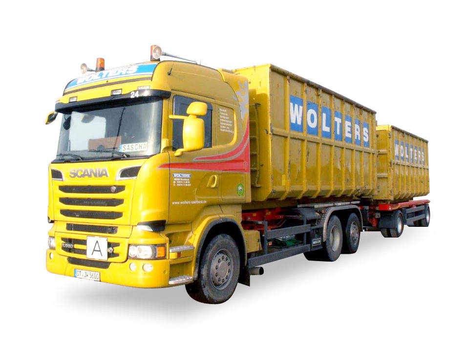 Scania R container trailer "Wolters"