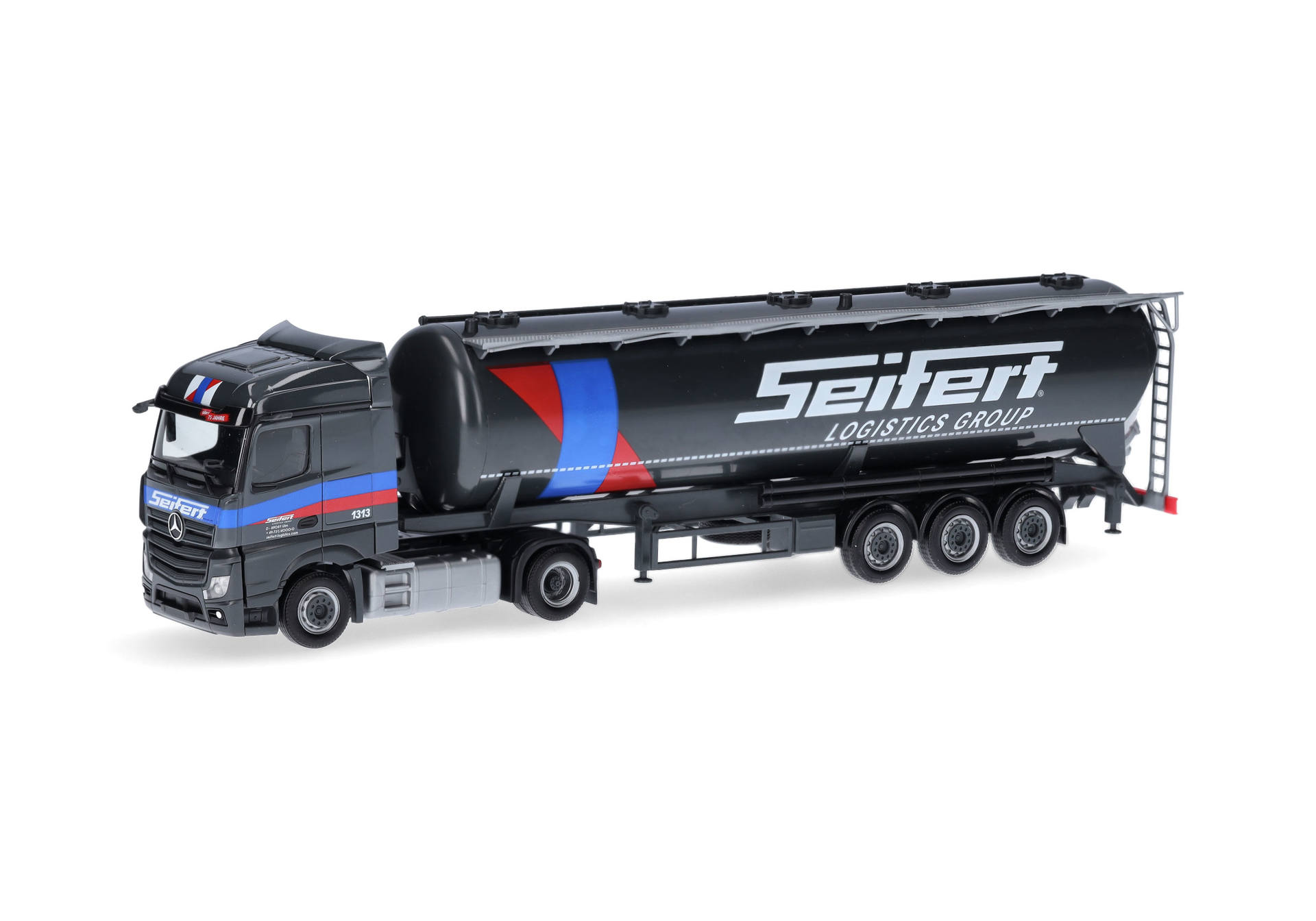 Mercedes-Benz Actros 18 Streamspace silo semitrailer 60m³ "Seifert Logistics Group"