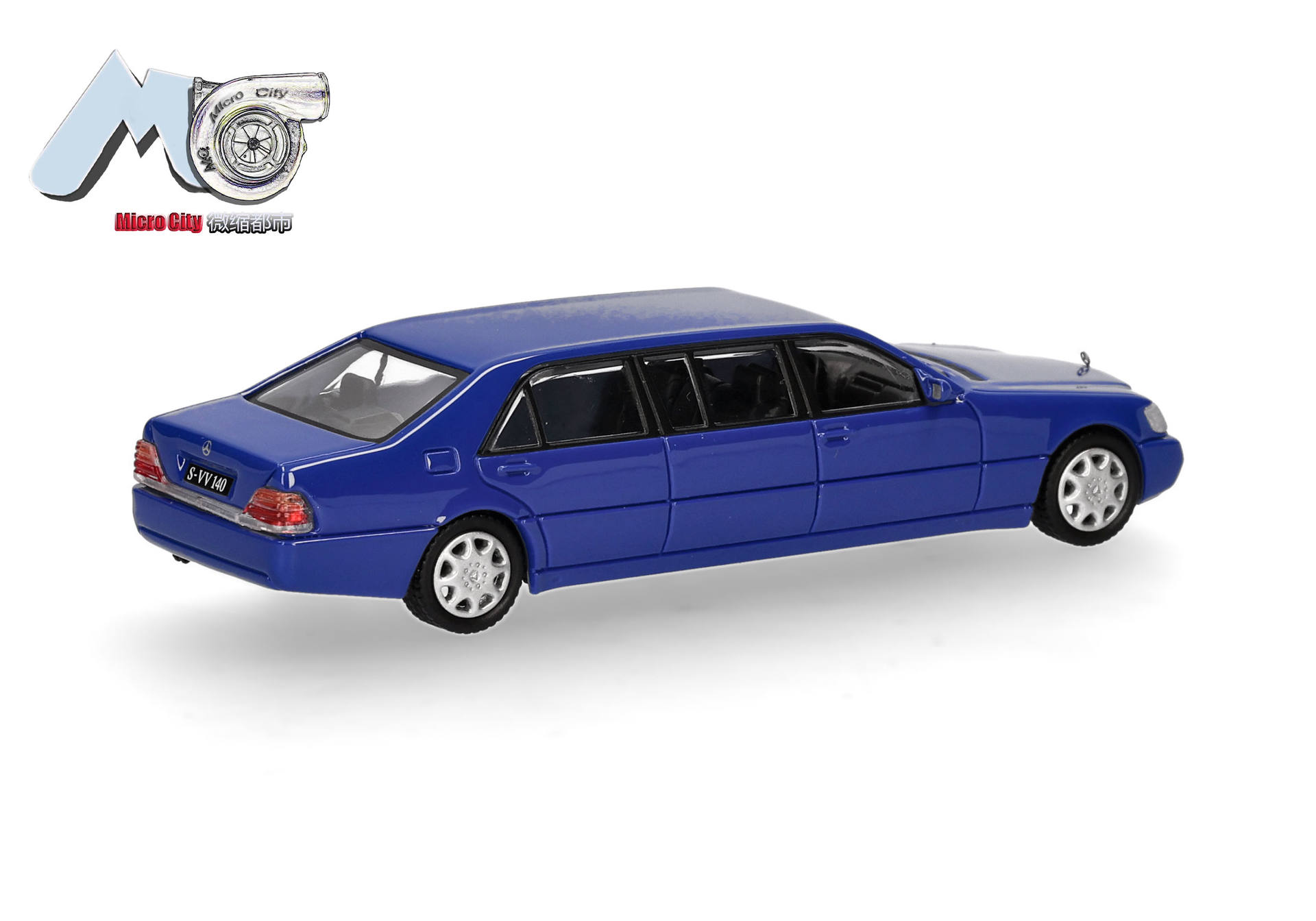 MicroCity: Mercedes-Benz S600 Pullman, blue