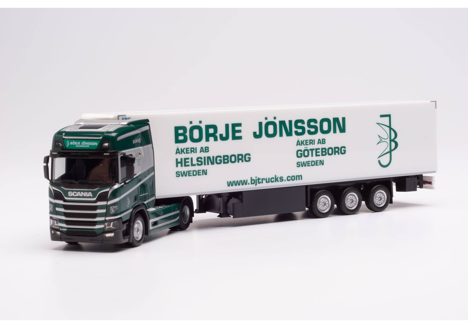Scania CR 20 HD Kühlkoffer-Sattelzug „Börje Jönsson“