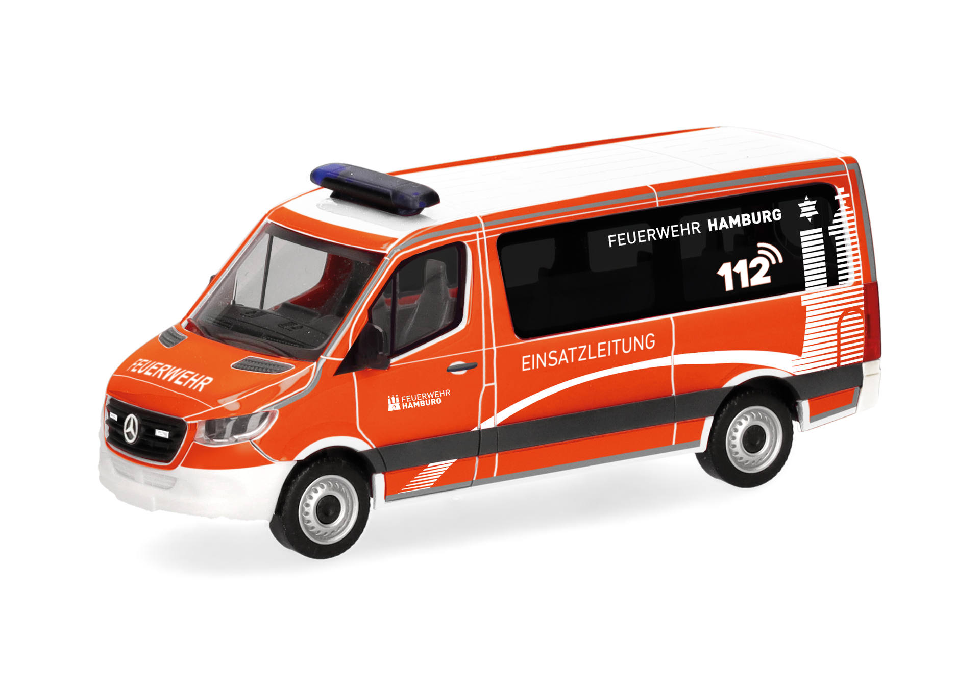 Mercedes-Benz Sprinter '18 Bus Flachdach Einsatzleitwagen "Feuerwehr Hamburg/Einsatzleitung"