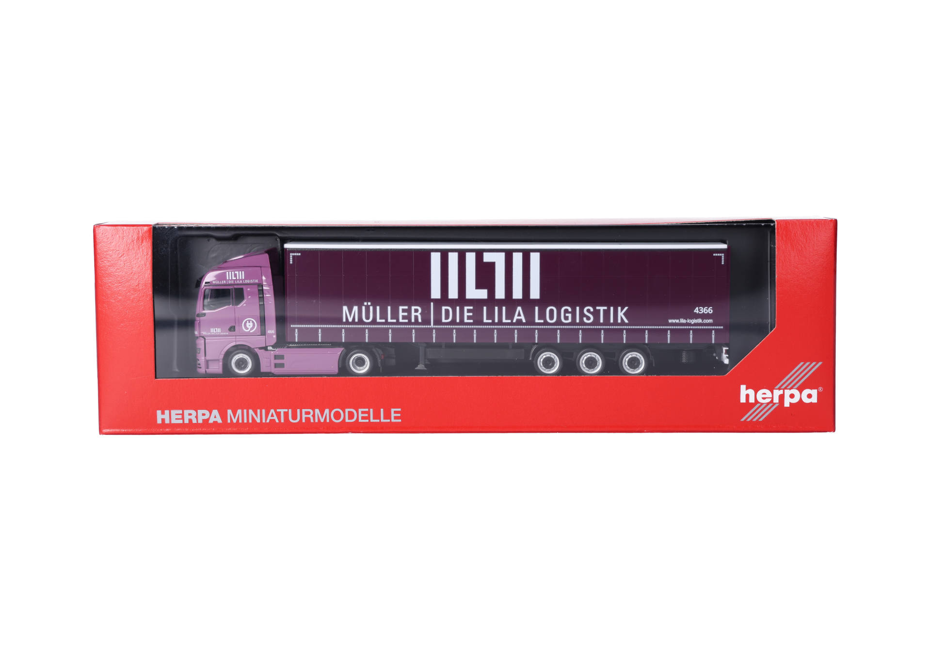 model, truck, trailer, diecast, purple