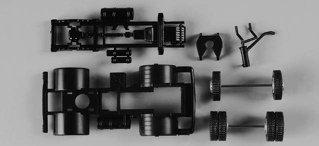 chassis for tractor Mercedes-Benz NG 2-axleContent: 2 pcs.