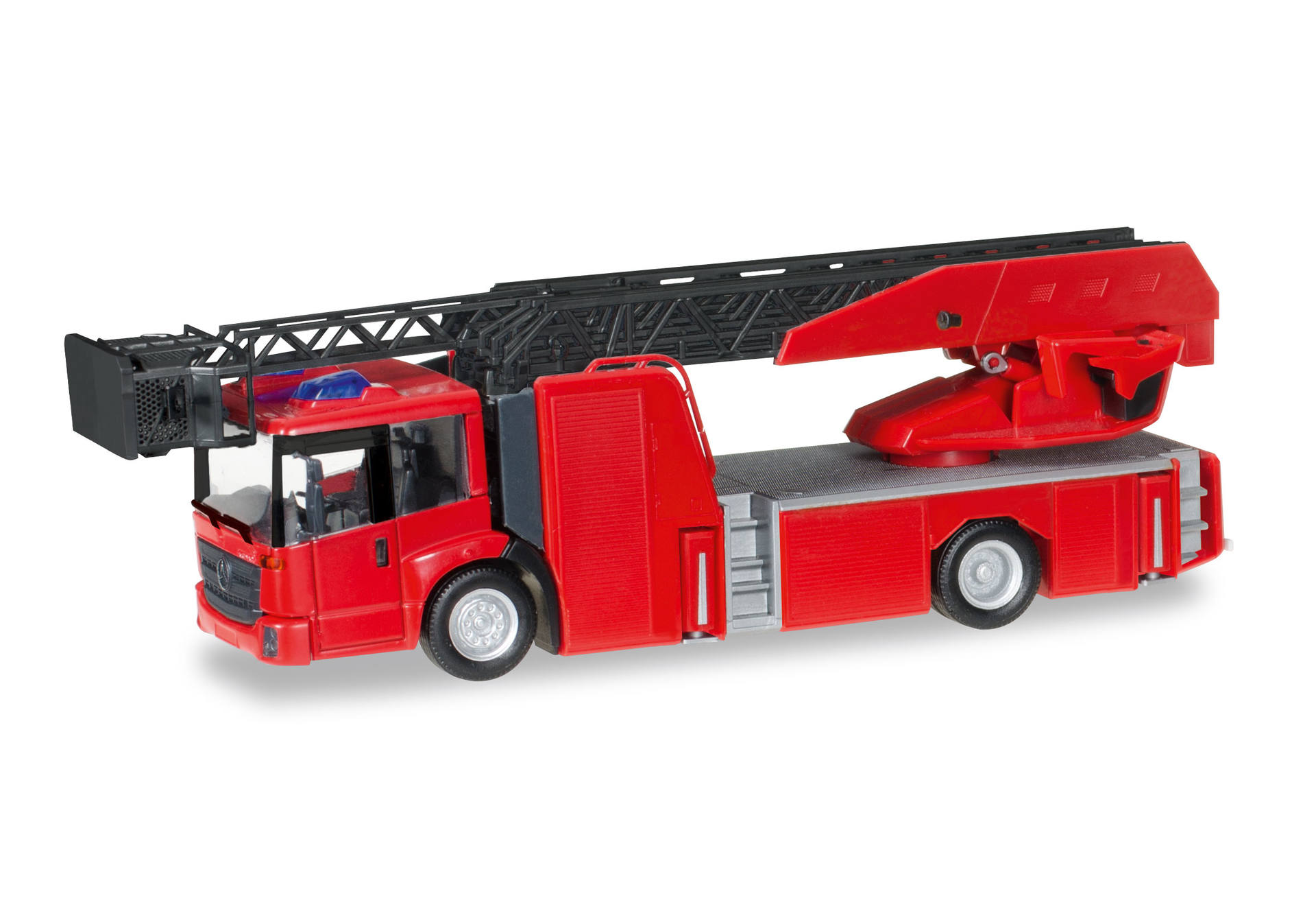 Minikit: Mercedes-Benz Econic turnable ladder truck, red