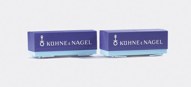 Two interchangeable boxes Kuehne & Nagel