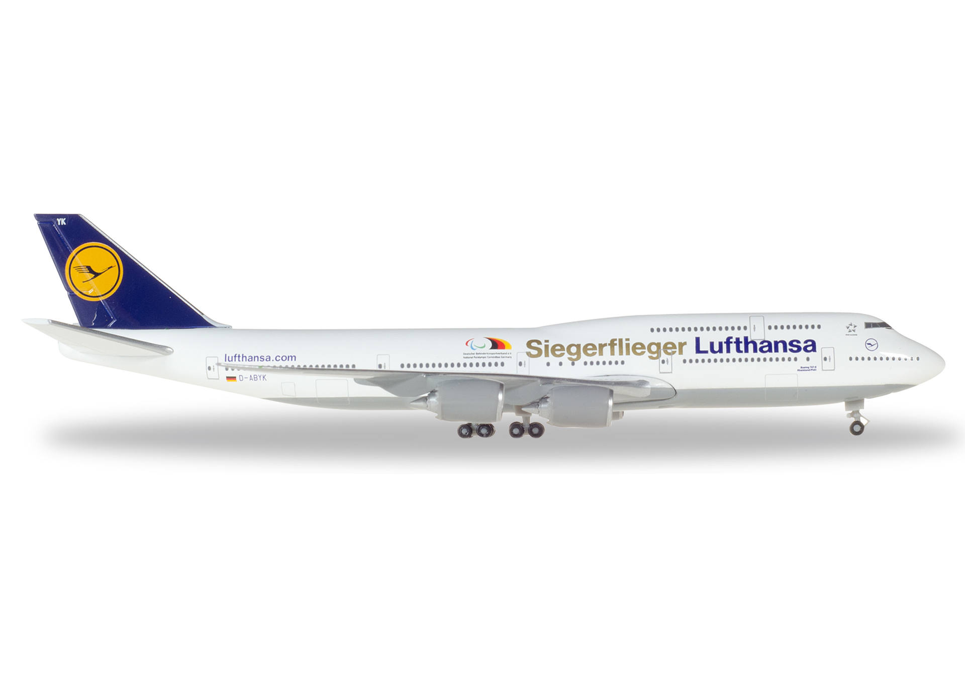 Lufthansa Boeing 747-8 Intercontinental "Siegerflieger Paralympics Rio 2016"