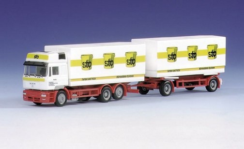 MAN F2000 Evo Pritsche/Planehängerzug 3a/2a