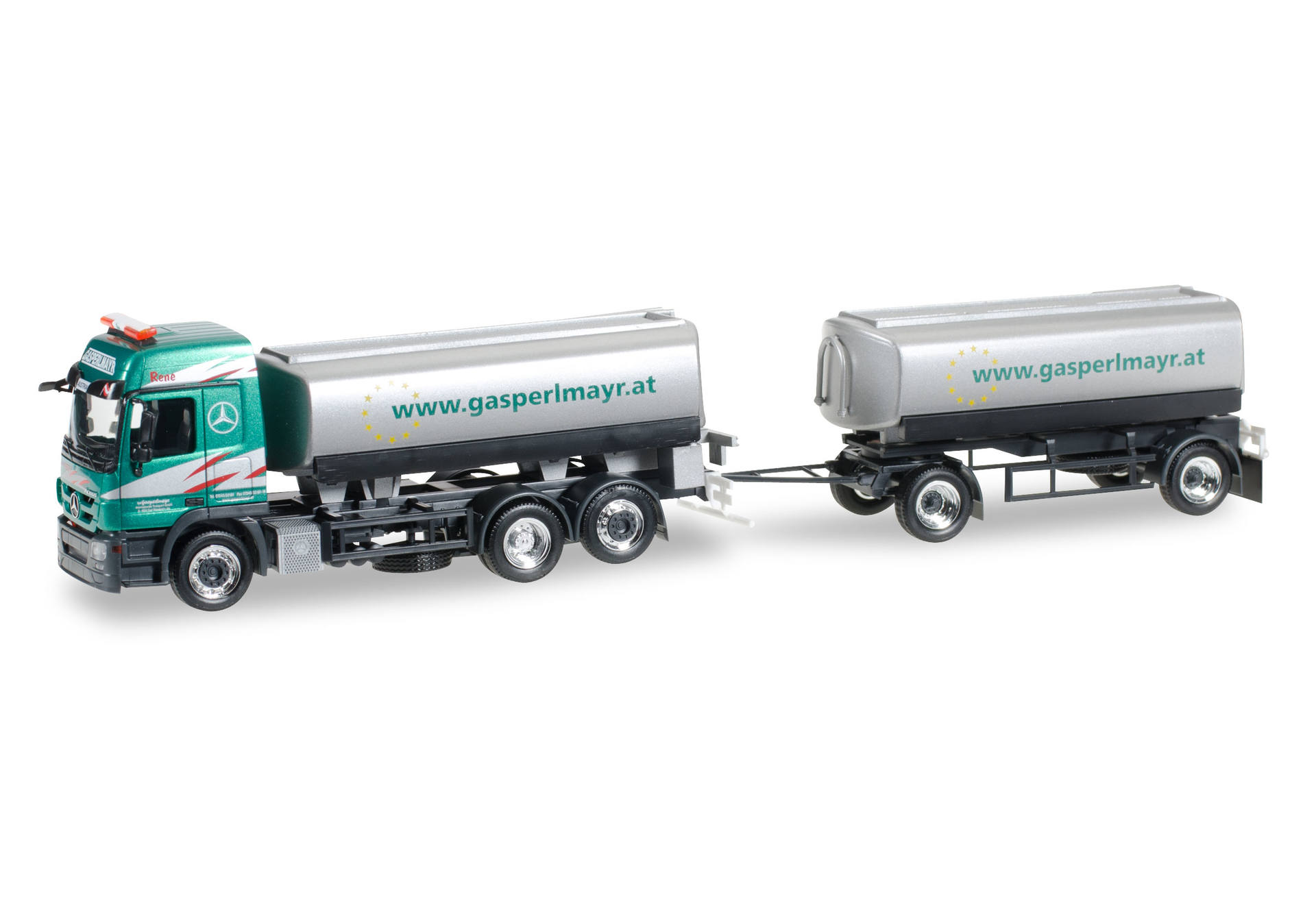 Mercedes-Benz Actros L fuel tank trailer "Gasperlmayr"