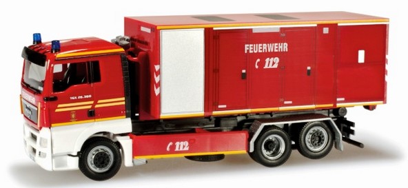 MAN TGX Verladenkrahr vehicle with alternating container