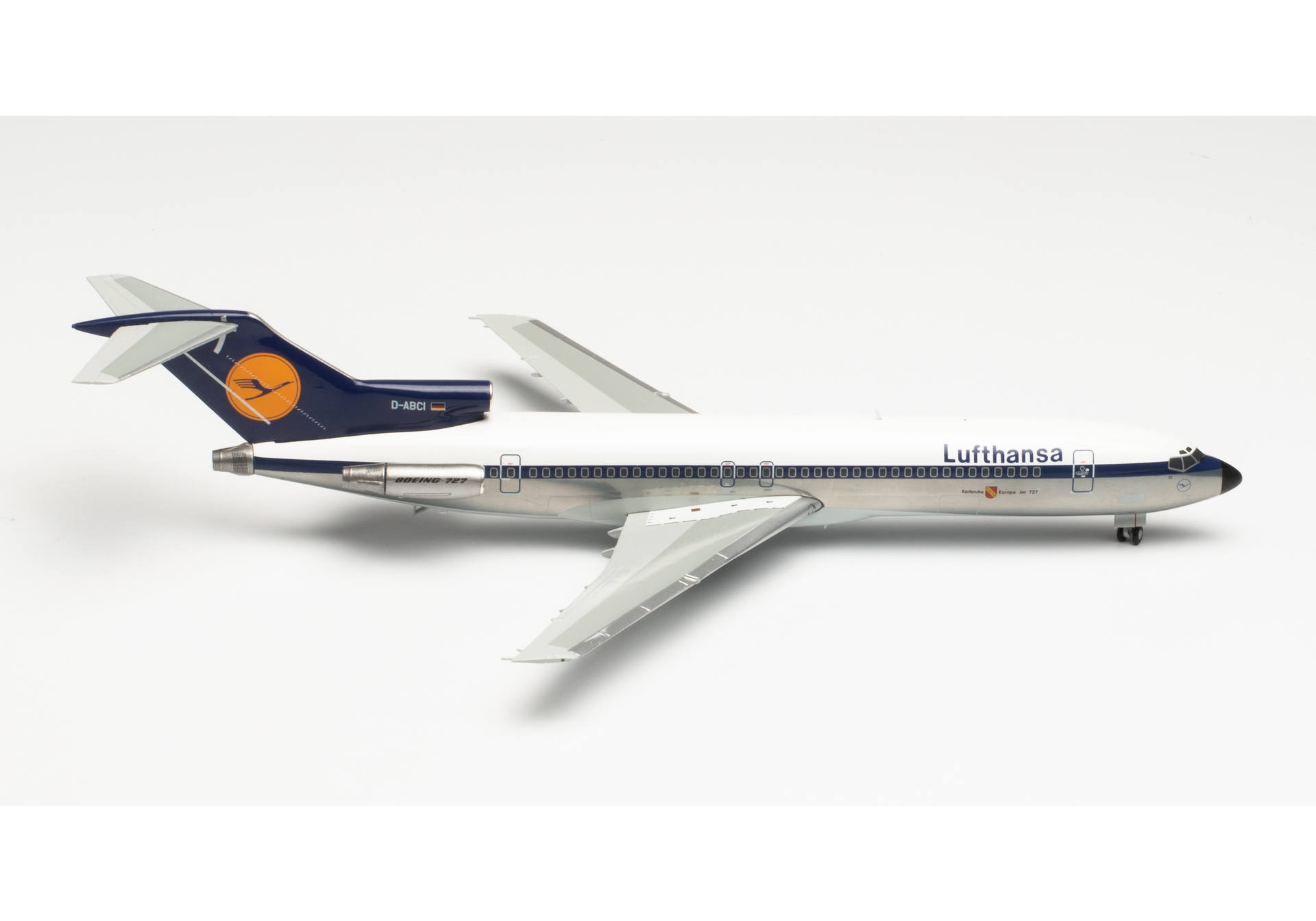 Lufthansa Boeing 727-200 - 50th Anniversary of 727-200 introduction at Lufthansa – D-ABCI “Karlsruhe“