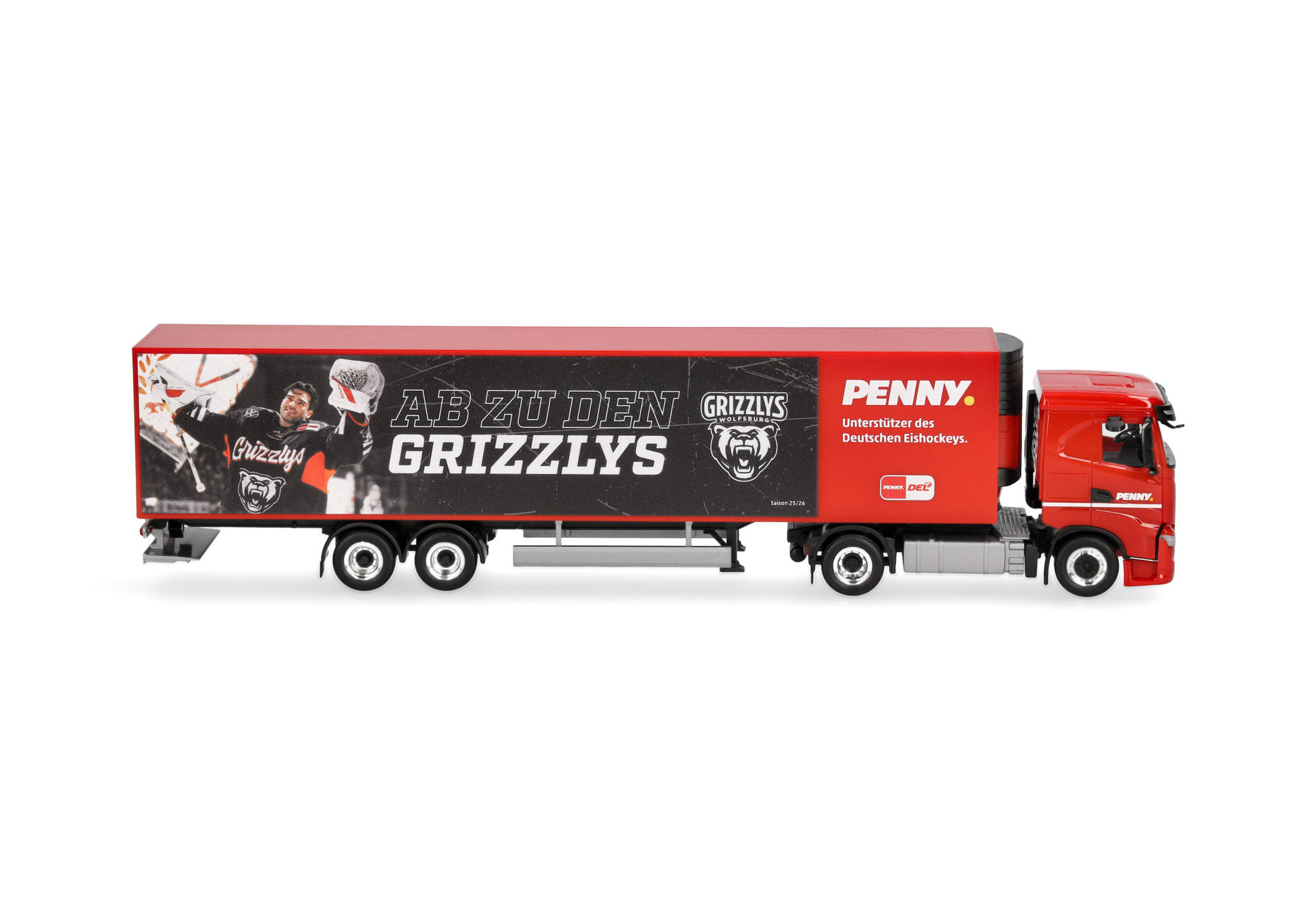 truck, semi-trailer, red truck, trailer, graphics
