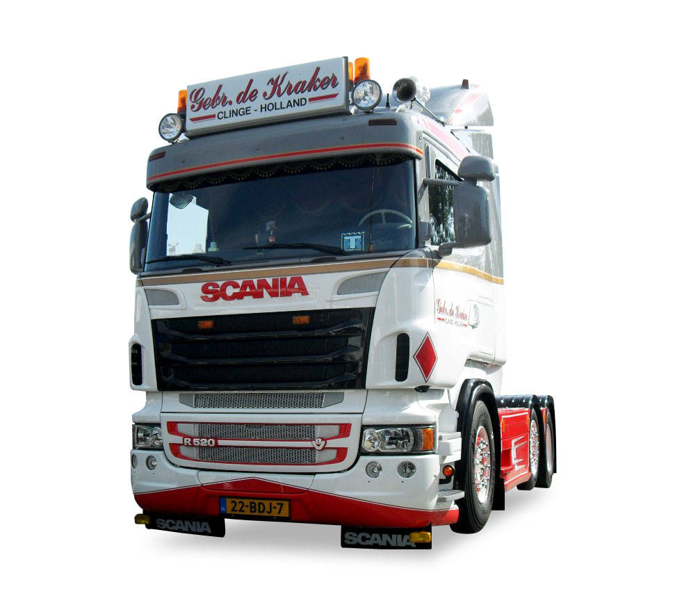 Scania R 6x2 rigid tractor "L. de Kraker"