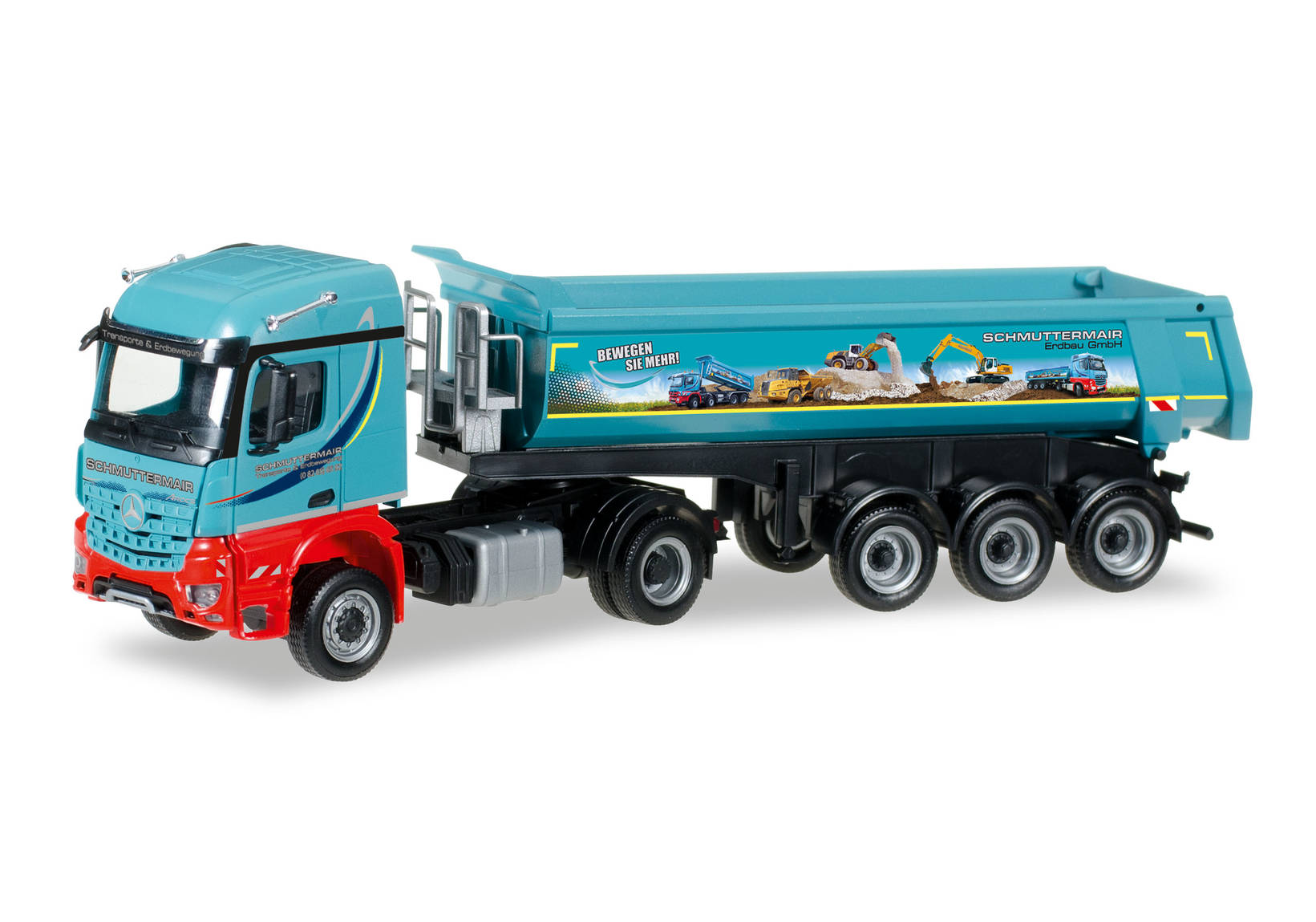 Mercedes-Benz Arocs L dump semitrailer "Schmuttermair"