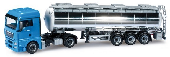 Man TGX XLX tank saddle train