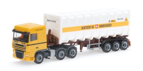 DAF XF 105 Container saddle train