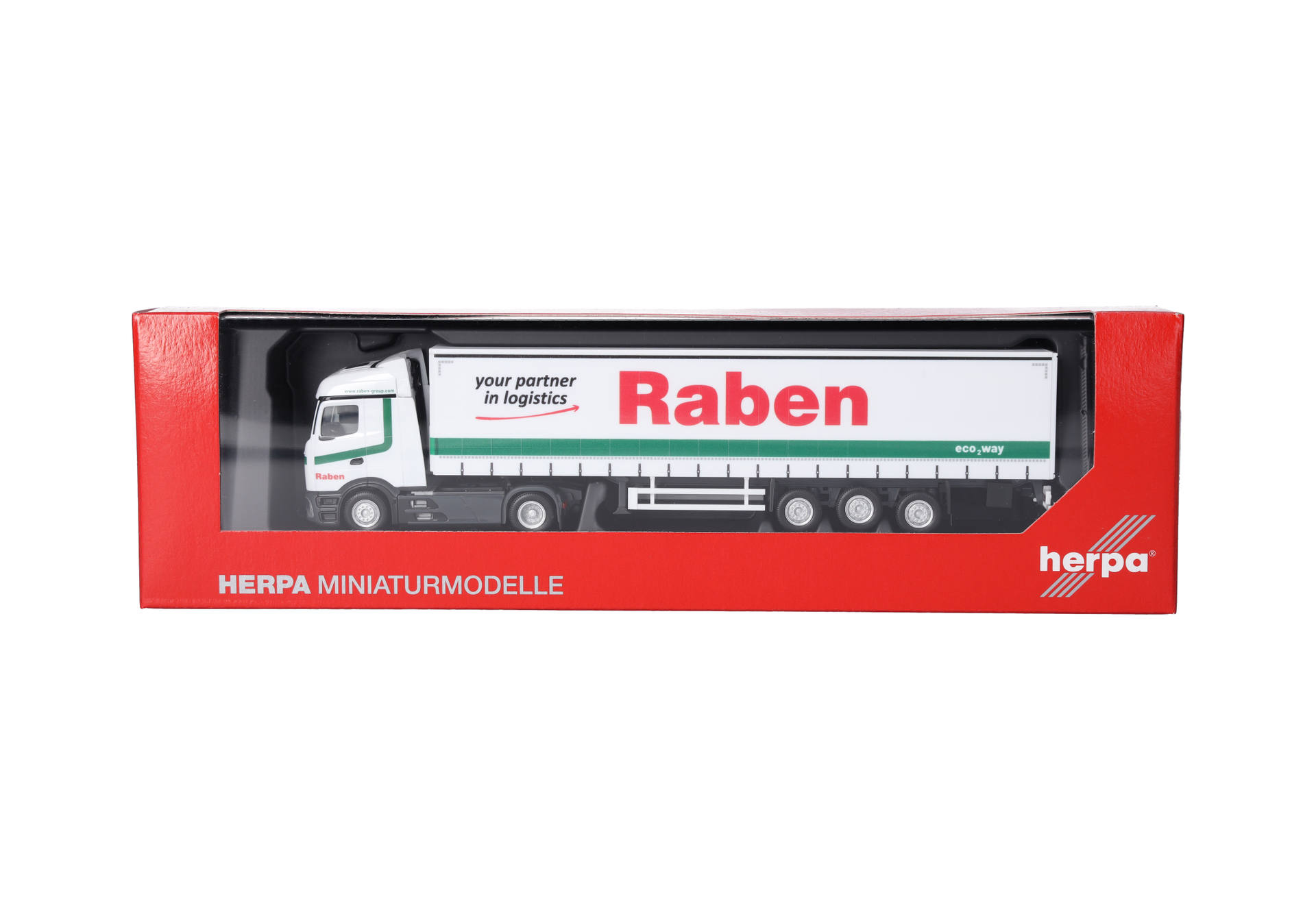 Mercedes-Benz Actros L ProCabin Streamspace curtain canvas semitrailer "Raben Logistics"