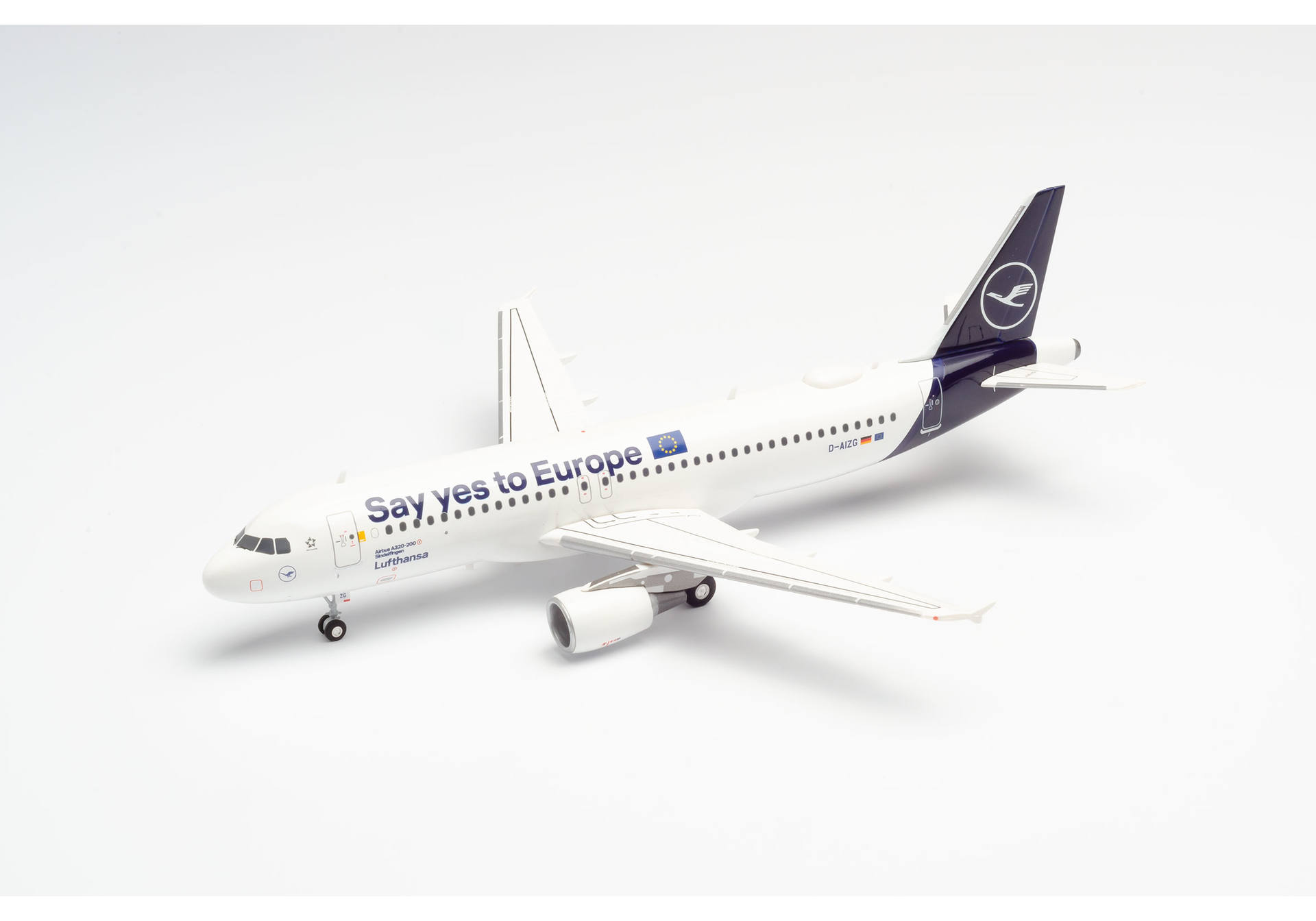 Lufthansa Airbus A320 "Say yes to Europe" "Sindelfingen"